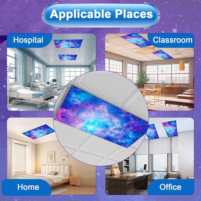 Fluorescent Light Covers for Ceiling Lights Classroom, Stylish Fluorescent - Image 6
