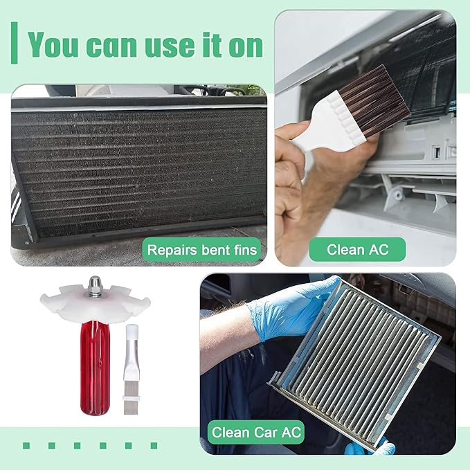 Conditioner Fin Comb Straightener Tool Kit | 2 Pcs Plastic & Stainless Steel - Image 5