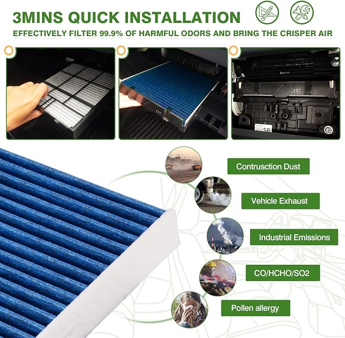 4-PACK HEPA Cabin Air Filter Fits - Image 6