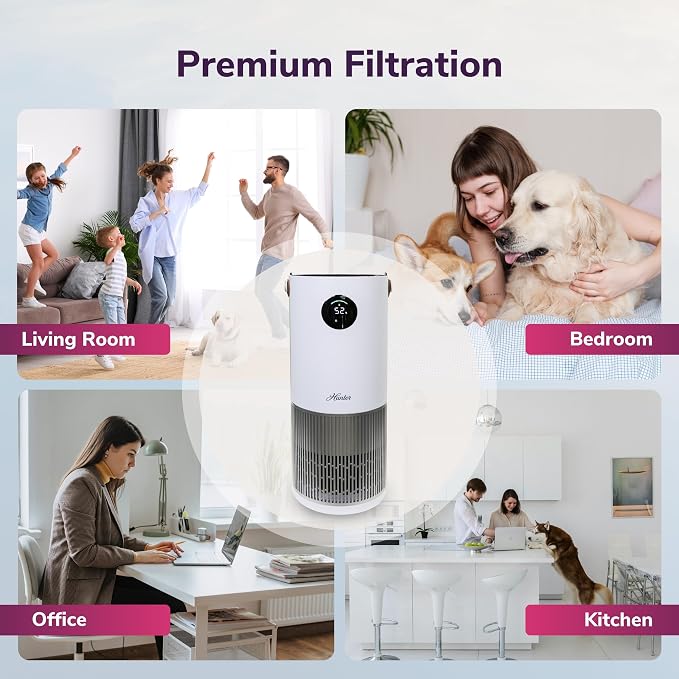 Hunter Fan Company Humidifier and Air Purifier In One, Advanced Filtration Air - Image 7