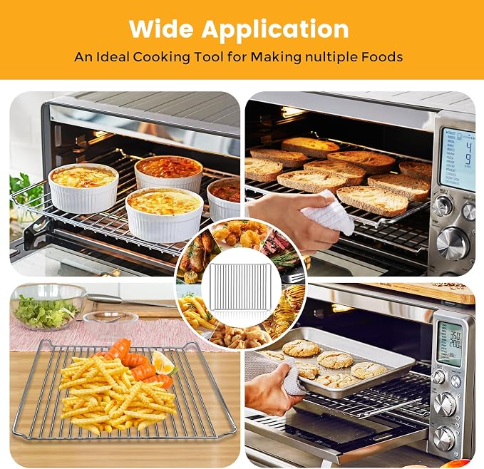 Smart Oven Rack for Breville Oven BOV900BSS, 16.5''*12.2'' Stainless Steel Air - Image 6