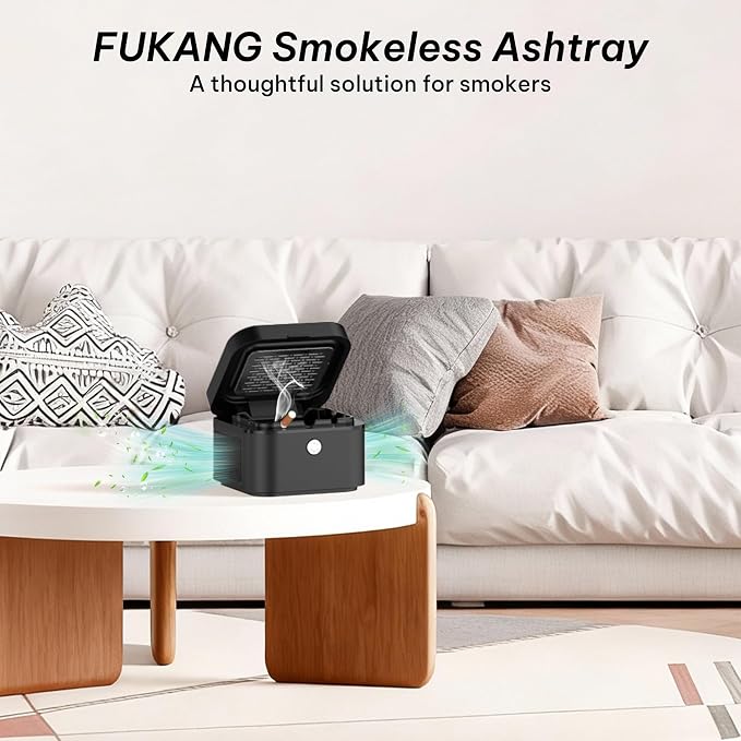 Smokeless Ashtray, HEPA Filter Smoke - Image 6