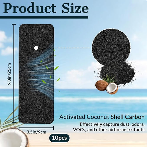 10 Pack Ceiling Fan Filters for Blades - Image 2