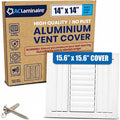 14x14 Aluminum 3-Way Air Vent Cover Wall or Ceiling HVAC Register Multi-Shutter by ACLAMINAIRE