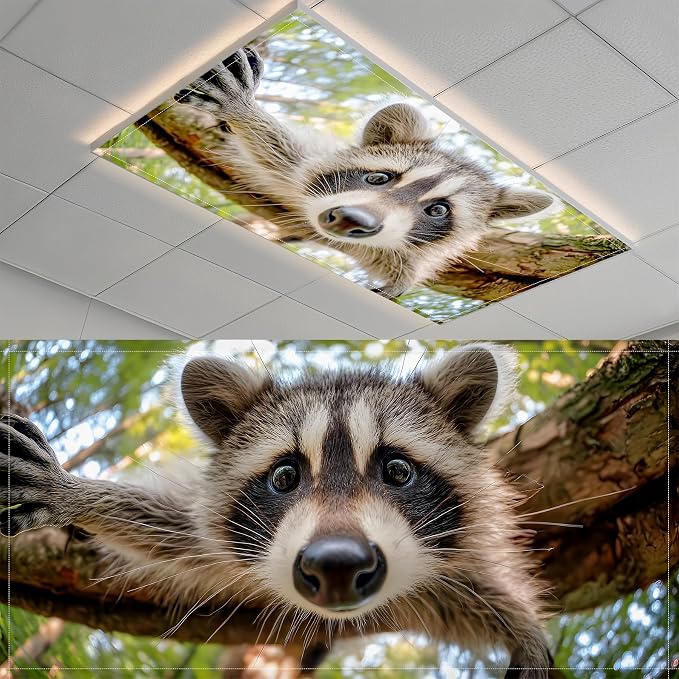 Fluorescent Light Covers-2 Pack 4 x 2 Feet Magnetic Ceiling Light Cover Room by BSFHH