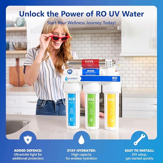 Express Water Reverse Osmosis Ultraviolet Water Filtration System – 100 GPD - Image 2