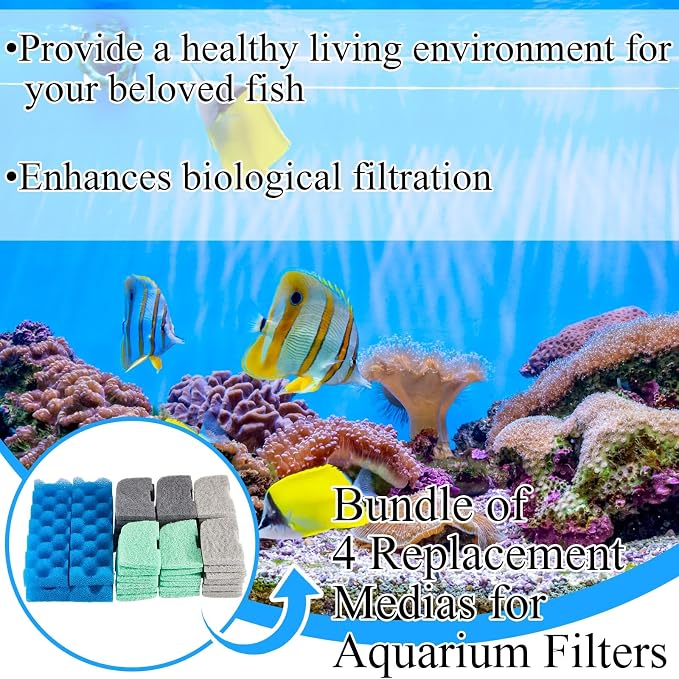 40 Pcs Replacement Filter Media Kit Compatible - Image 5