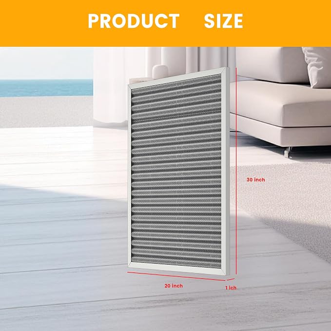 30x20x1 HVAC Furnace Air Filter, Lasts a Lifetime, the Last HVAC Filter You - Image 3