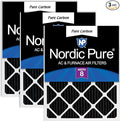 Nordic Pure 20x24x1 Pure Carbon Pleated Odor Reduction Furnace Air Filters 3 by NordicPure
