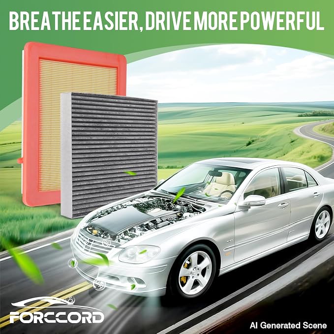 Cabin & Engine Air Filter Fit for 2016-2020 Buick Envision L4 2.0L, 2017-2020 - Image 7