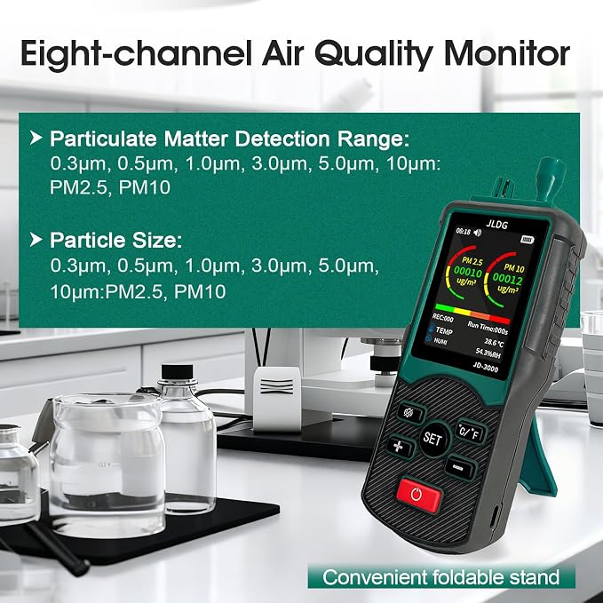 Dust Particle Counter, Air Quality Monitor - Image 4