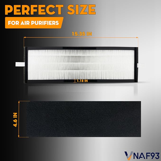 2 Pack HEPA Filter for Alen T500 Air Purifier, TF-60 / TF-60-MP, HEPA 13 / MERV - Image 2