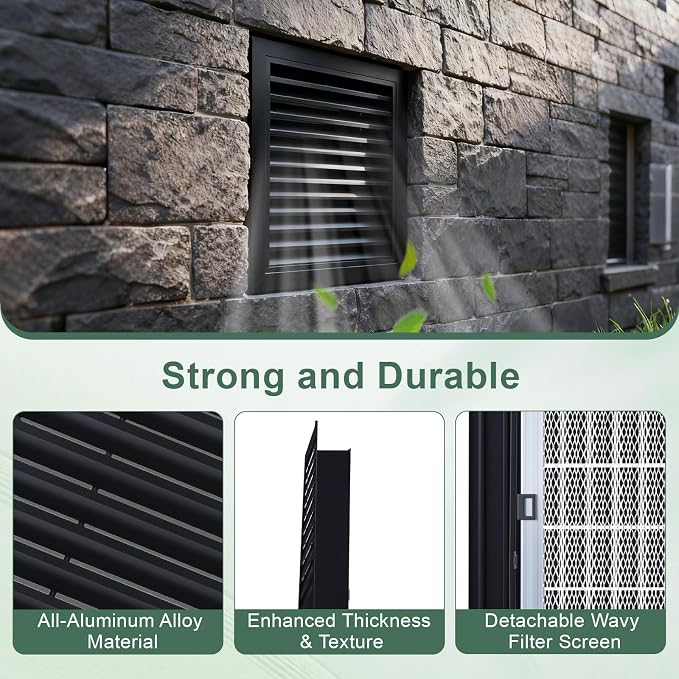 2-Pack Paintable Gable Vents - Image 3