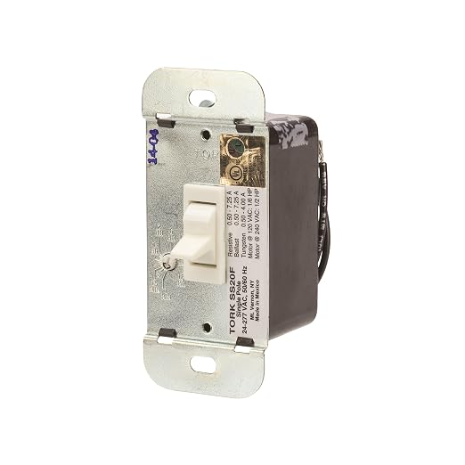 NSI SS20F Series SS Auto Off in-Wall Single Pole Time Switch - Image 3