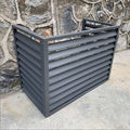 Freestanding Louvered Space Divider, outdoor garbage can enclosures, balcony by Unknown