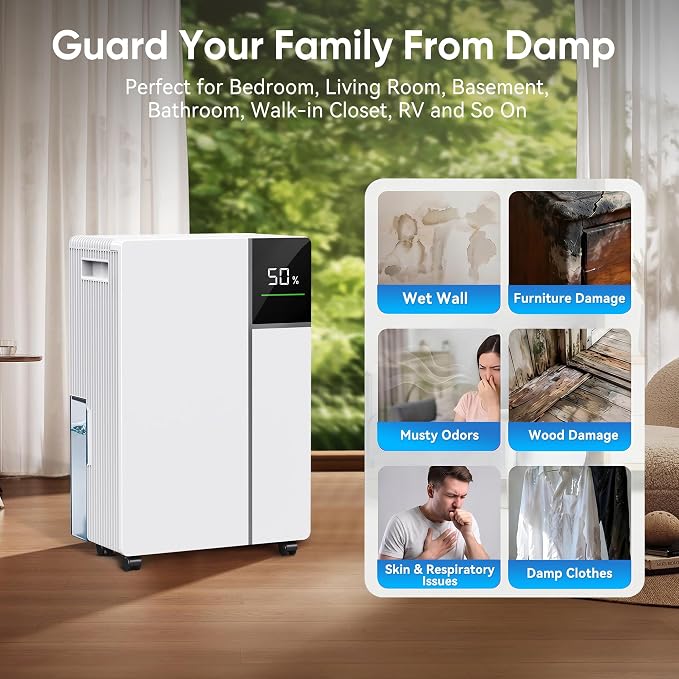 2500 Sq.Ft Dehumidifier for Basement - Image 7