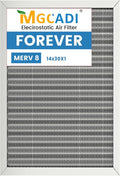 14x30x1 HVAC Furnace Air Filter, Lasts a Lifetime, the Last HVAC Filter You by MGCADI
