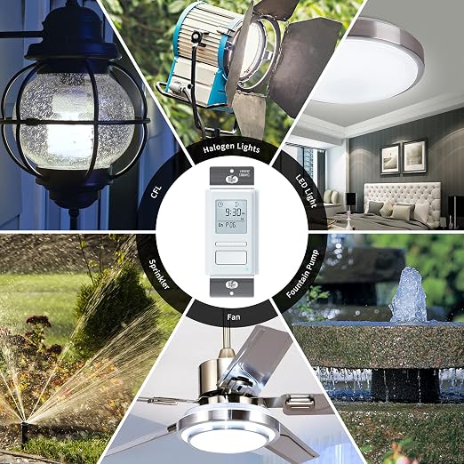 Ortis 7 Day Programmable in-Wall Timer Switch, Sunrise/Sunset Automatic Control - Image 7