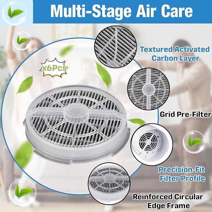 6-Pack True HEPA Filter Replacement - Image 2