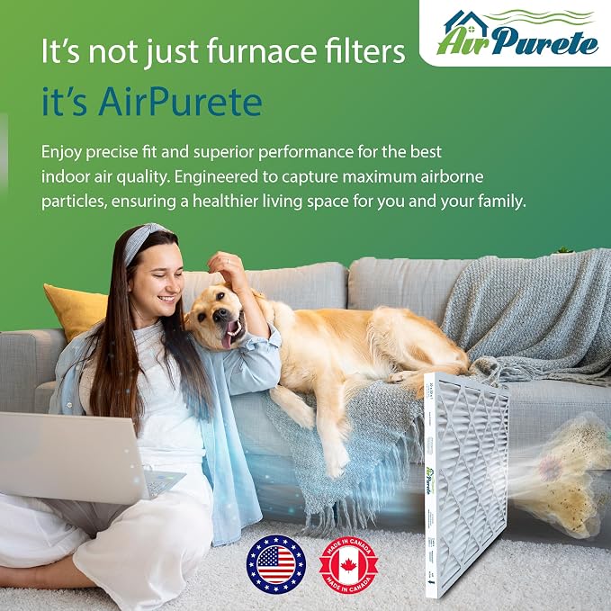 20x20x1 Air Filters | AirPurete AP-3M20201 HVAC AC Furnace Air Filters | Actual - Image 5