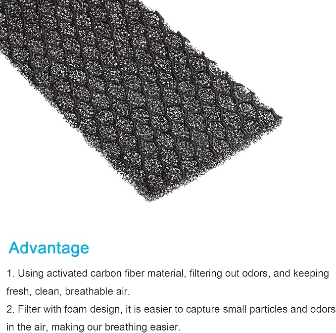 PATIKIL 8.5" x 2" x 0.2" Air Conditioner Foam Filter, 3 Pack Air Filtering - Image 4