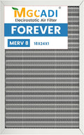18x24x1 HVAC Furnace Air Filter, Lasts a Lifetime, the Last HVAC Filter You by MGCADI