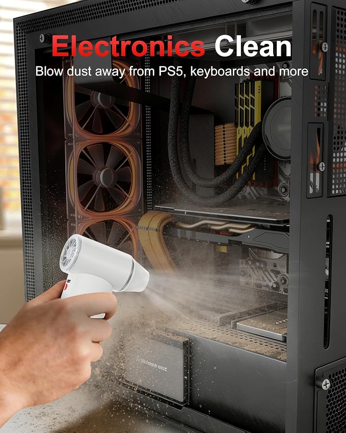 GOOLOO F3 Electric Air Duster- 150000RPM 52m/s Super Power Car Duster, Variable - Image 3