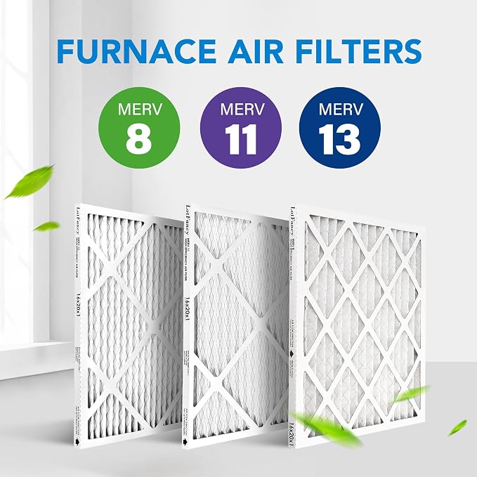 LotFancy 16x20x1 Air Filter MERV 11 6-Pack, Electrostatic Pleated AC Furnace - Image 8