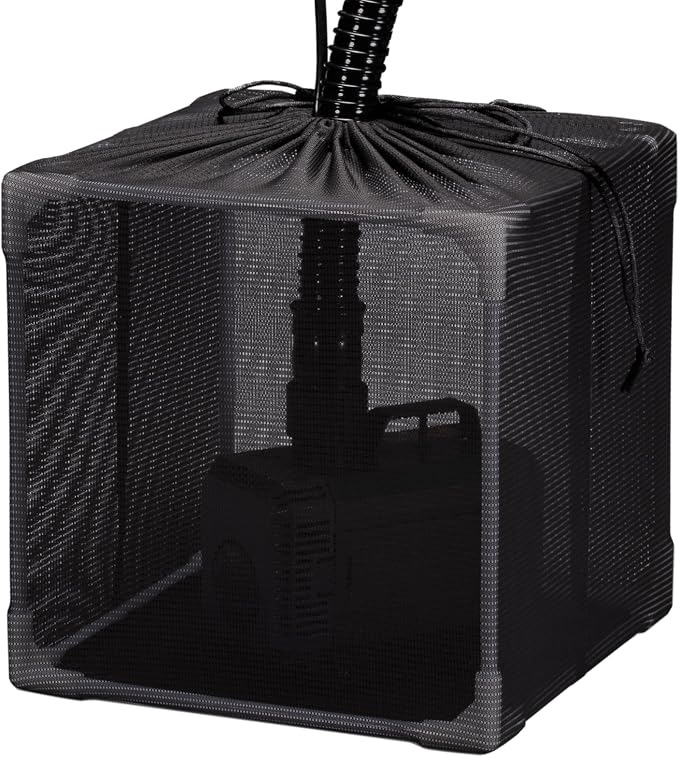 Fineday Pond Filter, Anti-Clogging Cube Outdoor Mesh Water Pump Barrier Bag Box by Unknown