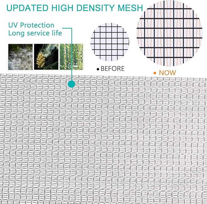 High Density dustproof and Pollen Proof net Window Screen mesh roll Used to - Image 4