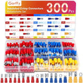 300PCS Wire Connectors Kit, Male and Female Spade Connectors, 17 Types by Gorffy