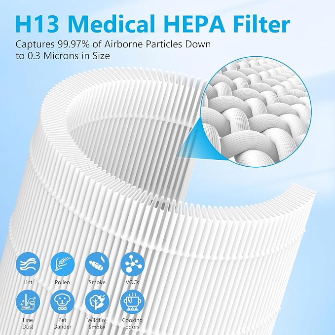 2 Packs HAP609 Replacement Filter Compatible - Image 5