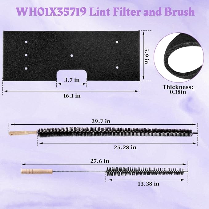 WH01X35719 Lint Filter Compatible - Image 2