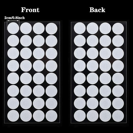 Zonon 256 Pieces Synthetic Filter Paper Stickers 20 mm 0.3 ?m Synthetic Filter - Image 2