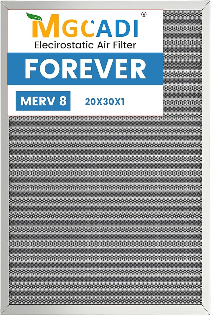 30x20x1 HVAC Furnace Air Filter, Lasts a Lifetime, the Last HVAC Filter You by MGCADI