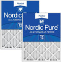 Nordic Pure 16x20x1 Pleated MERV 12 Air Filters 2 Pack by NordicPure
