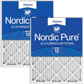 Nordic Pure 24x24x1 Pleated MERV 12 Air Filters 2 Pack by NordicPure