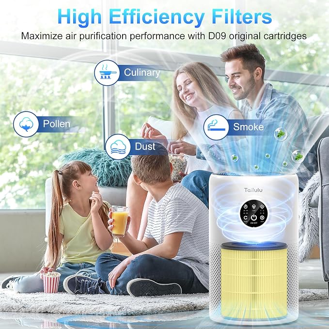 Tailulu D10 Replacement Filter, Air Purifier Filter - Image 6