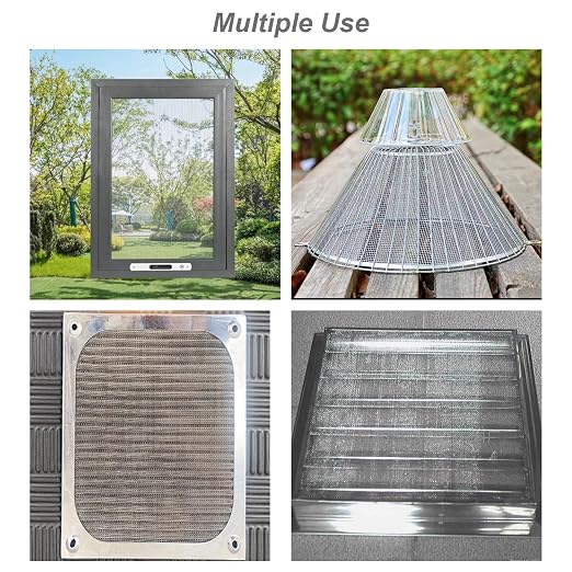 304 Stainless Steel Mesh 60Mesh, 15.7"x47.2" Metal Mesh Screen, Woven Fine Wire - Image 7