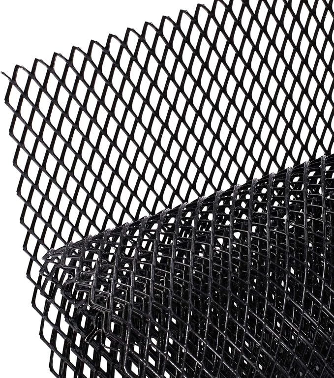 AggAuto 47x16 inches Car Pickup Truck Grill Mesh Spoiler Bumper Vent Aluminum by AggAutoAutomotiveGrillMeshInserts