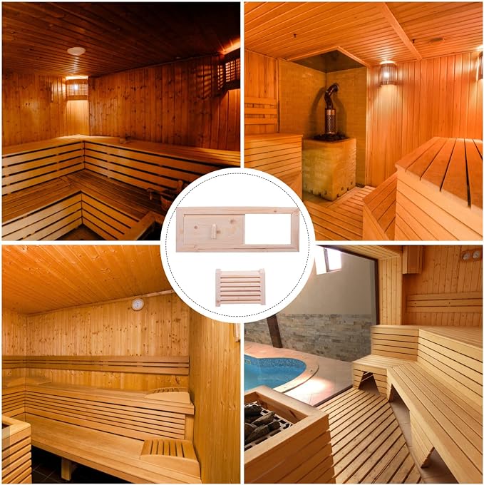 Veemoon Air Ventilation Panel Sauna Vent Panel 1 Set Steam Room Vent Adjustable - Image 9
