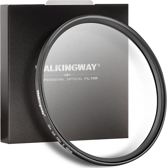 Walking Way Dreamy White 49MM Pro Mist Diffusion Filter Soft Focus Filter by WalkingWay
