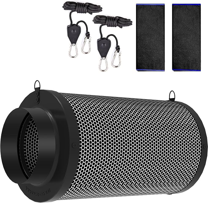 6 Inch Air Carbon Filter for Grow Tent, Smellines Control - Image 8