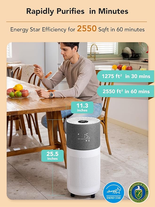 CleanForce Rainbow H13 True HEPA Air Purifier - Image 2