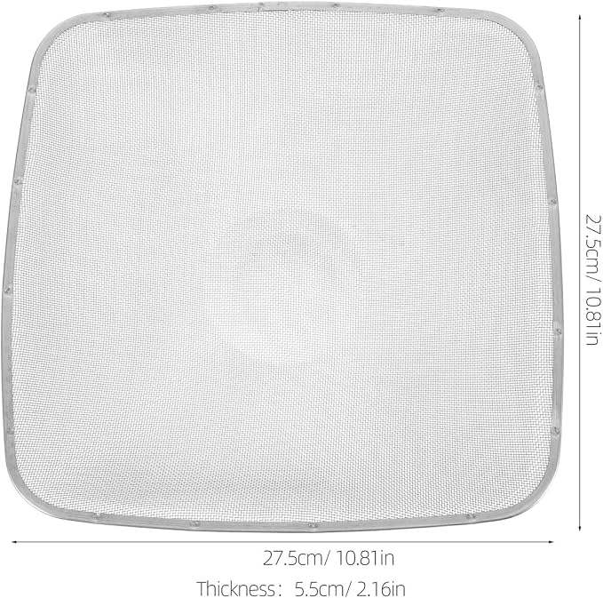 Toddmomy Range Hood Oil Mesh Filter Screen Metal Grease Vent Cover Kit - Image 2