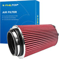 PHILTOP Universal Clamp-On Air Intake Filter, Replacement Air Filter: High Flow by PHILTOP