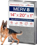 14x20x1 Electrostatic Air Filter, MERV 8, Reusable Furnace AC/HVAC Filter by LifeSupplyUSA