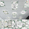 8Pcs Fluorescent Light Covers for Classroom Ceiling Lights, 4 x 2 Feet by Hallswl
