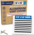 10x10 Aluminum HVAC Vent Cover Register Wall Ceiling 1-Way Air Flow by ACLAMINAIRE