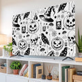 Scary Halloween Witch Hat Pumpkin Indoor TV Cover, Elastic TV Screen Protector by Unknown